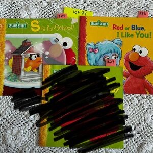 Sesame Street Book set of 3 with Elmo and Friends